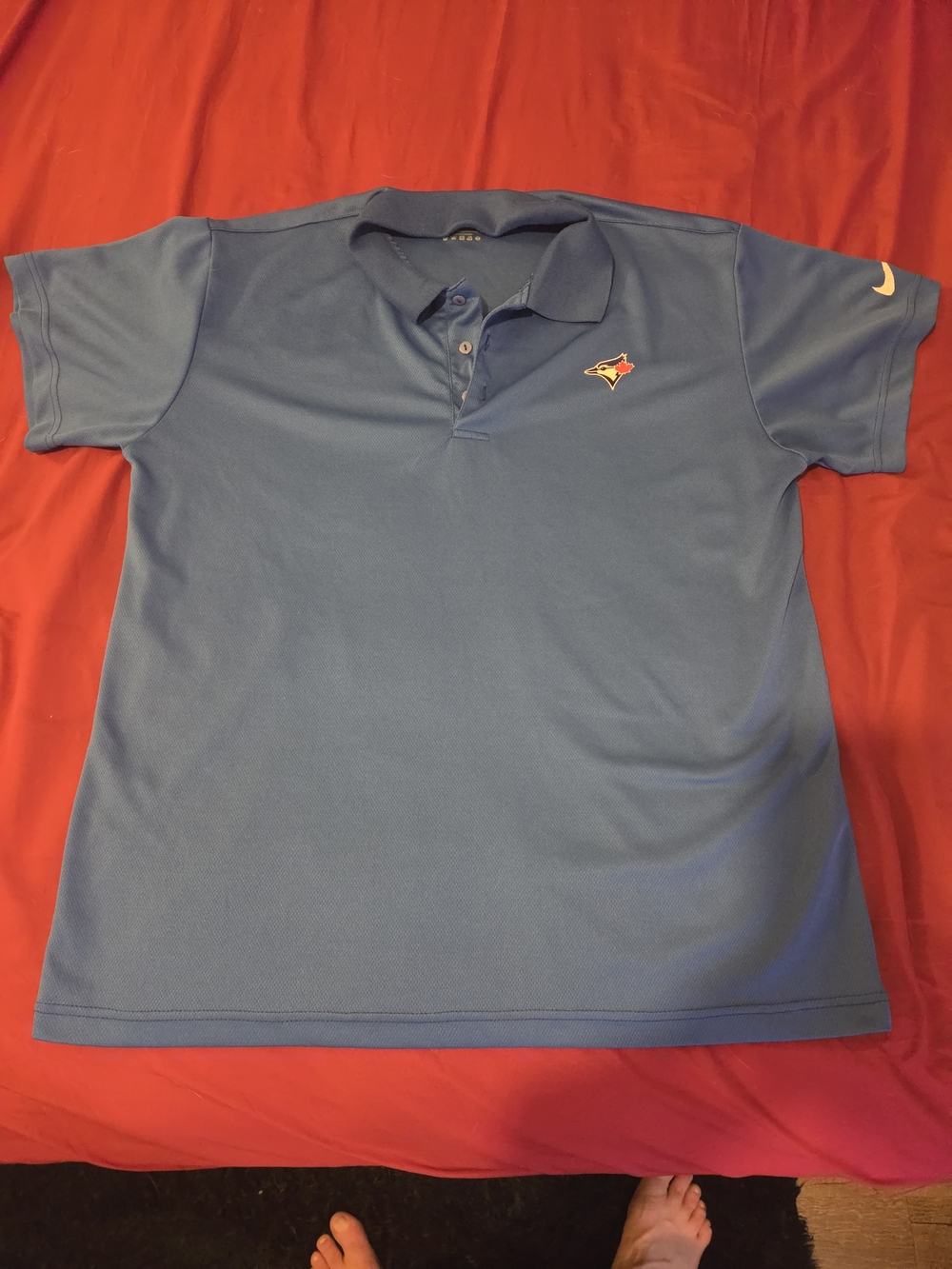 Nike Toronto Blue Jays MLB Polo Shirt Blue 3XL